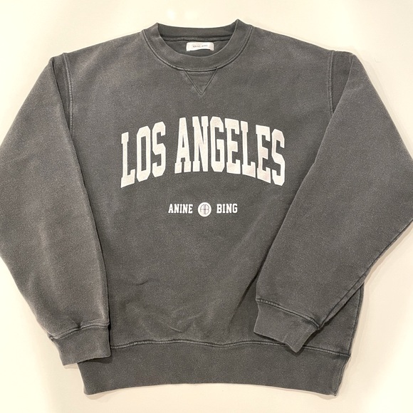 ANINE BING RAMONA SWEATSHIRT LOS ANGELES SIZE M - Picture 5 of 7